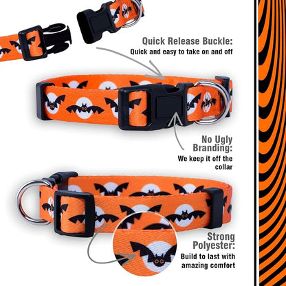 Native Pup Halloween Dog Collar- Spooky Fall Themed Horror Costume Collars- - Image 4