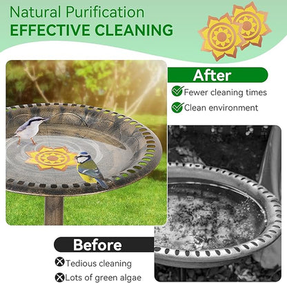 Saillong 1 Pack Bird Bath Copper Disk, Reinforced 99.99% Pure Copper Bird Bath - Image 3
