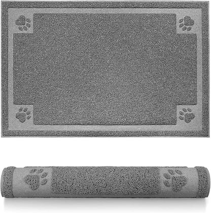 Pet Feeding Mat for Large Dogs and Cats 35" x 25" Flexible and Waterproof Dog by STELLAIRE+CHERN