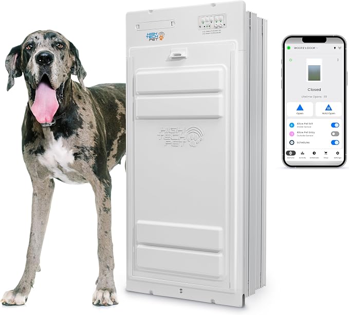 Power Pet® Automatic Roll-Up Pet Door by High Tech Pet – Motorized Vertical Door - Image 2