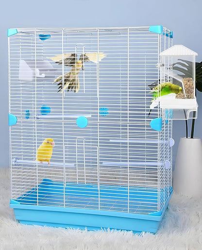 Hamiledyi Automatic Bird Feeder 2 Pcs No Mess Bird Cage Feeder Seed Food - Image 3