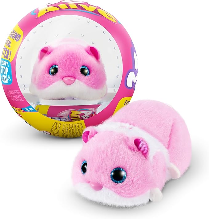 Pets Alive Hamstermania by ZURU Hamster, Electronic Pet, 20+ Sounds Interactive by PetsAlive