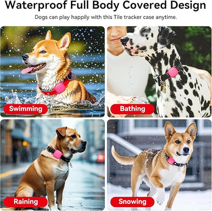 2-Pack Dog Collar Holder for Tile Life360 Mate 2022 Tracker, Waterproof - Image 3