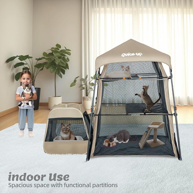 Cat Enclosure Kitten and Tower Tent - Image 2