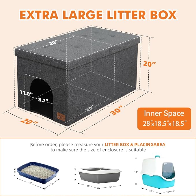 Cat Litter Box Enclosure Furniture - Image 2