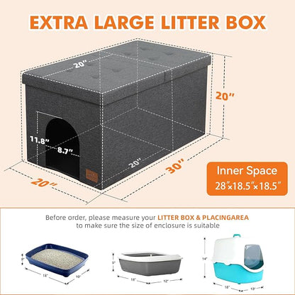 Cat Litter Box Enclosure Furniture - Image 2