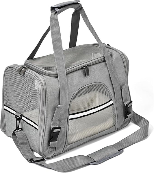 Dog Cat Carrier Soft for Small Pet Up to 16 Lbs TSA Airline Approved Travel by Unknown