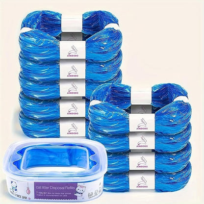 9 Pack Cat Litter Refills Compatible Bag Compatible by AIMIDODO