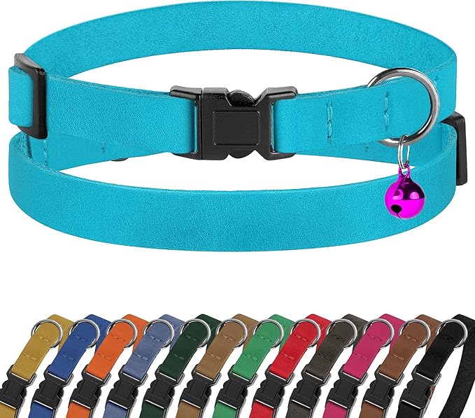Breakaway Cat Collar Leather by BUDKAS
