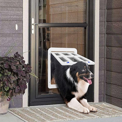 PETLESO Dog Door for Sliding Door, Lockable Dog Screen Door - Image 7