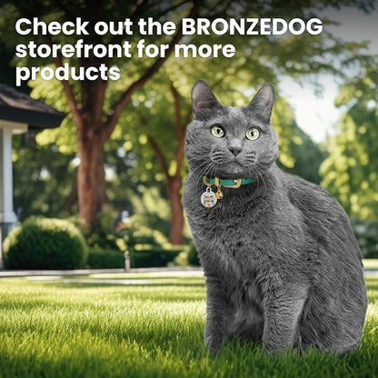 BRONZEDOG Leather Cat Collar - Image 6