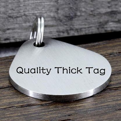 Ultra Joys Cat ID Tag Personalized Pet Tags, Durable Stainless Steel Small Pet - Image 5