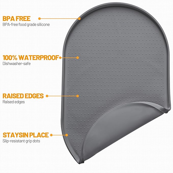 Hubulk 100% Waterproof Silicone Pet Feeding Mat - Image 2