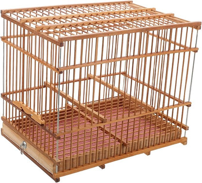 Lightweight Bird Cage Portable Woven Bird Carrier by FONDOTIN