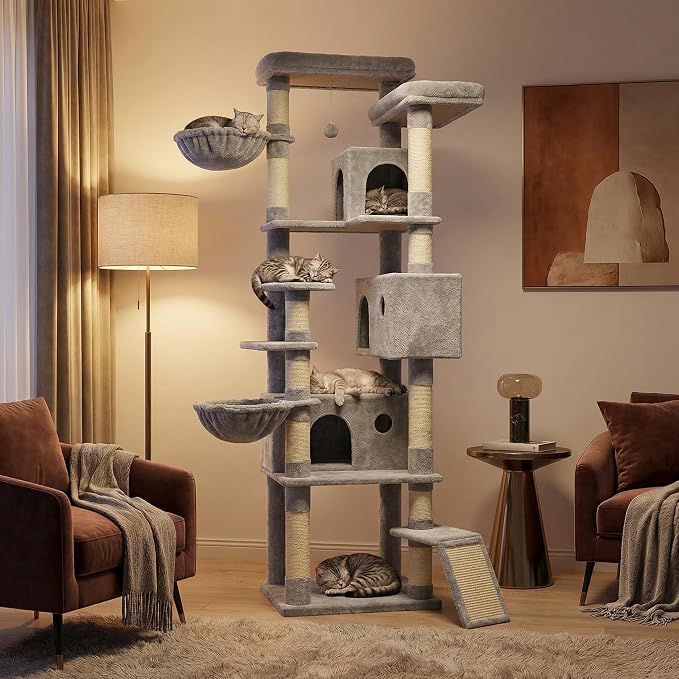 84.6" Multi-Level Tall Cat Tree Tower - Image 6