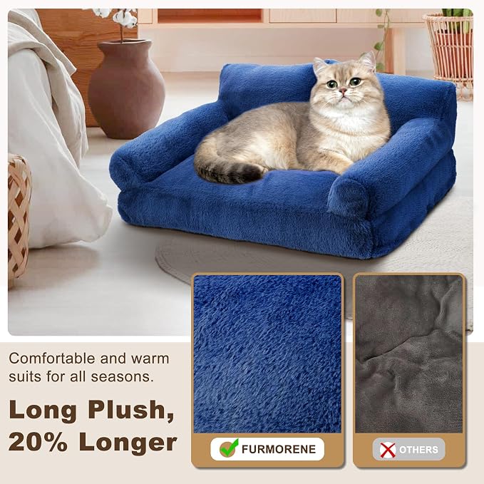 Cat Beds for Indoor Cats, Cat Couch Bed, Cute Cats Sofas for Pets, Small Dog - Image 4