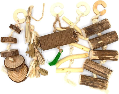 Oxbow Enriched Life Natural Dangly Party Pack, Rabbit Toys, Guinea Pig Toys - Image 3