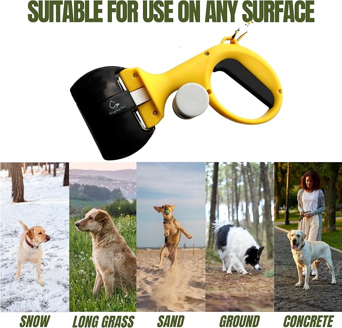 Pet Poop Scooper for Dogs and Cats, Kid-Friendly, Portable & Easy Clean Dog - Image 6