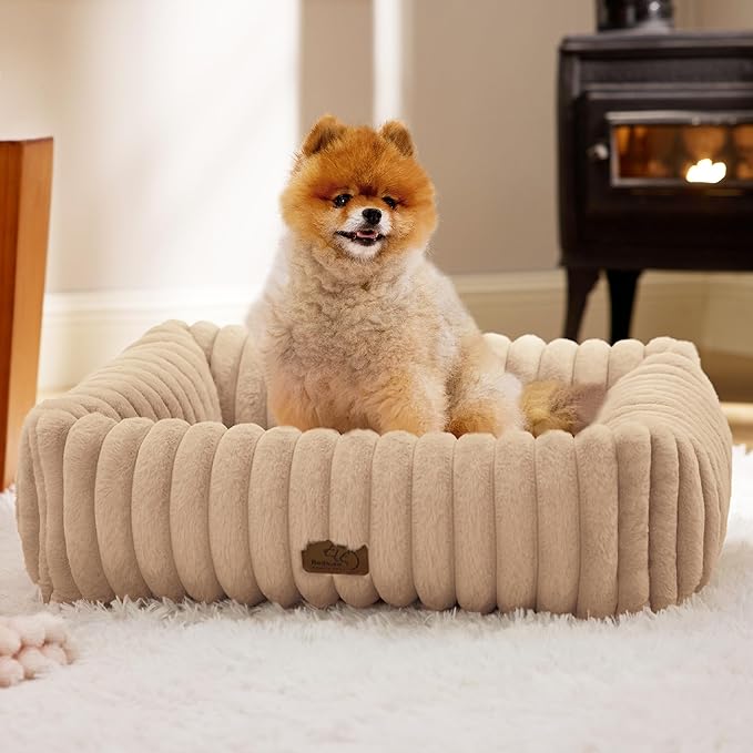 Bedsure ComfyFleece™ Cute Dog Bed by BEDSURE