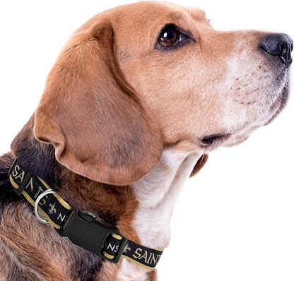 Pets First NFL New Orleans Saints Licensed PET COLLAR, Small - Image 4