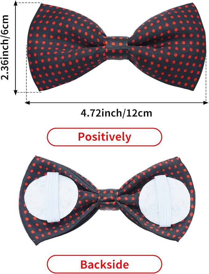 PET SHOW 10 Pack Pet Big Dogs Collar Embellishment Attachment Bow Ties - Image 2