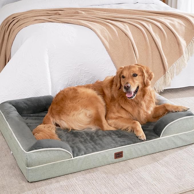 EHEYCIGA Orthopedic Dog Beds for Extra Large Dogs, Waterproof Memory Foam XXL - Image 9