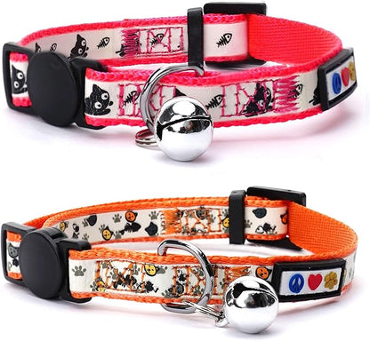 Pawtitas Glow in The Dark Cat Collar by Pawtitas