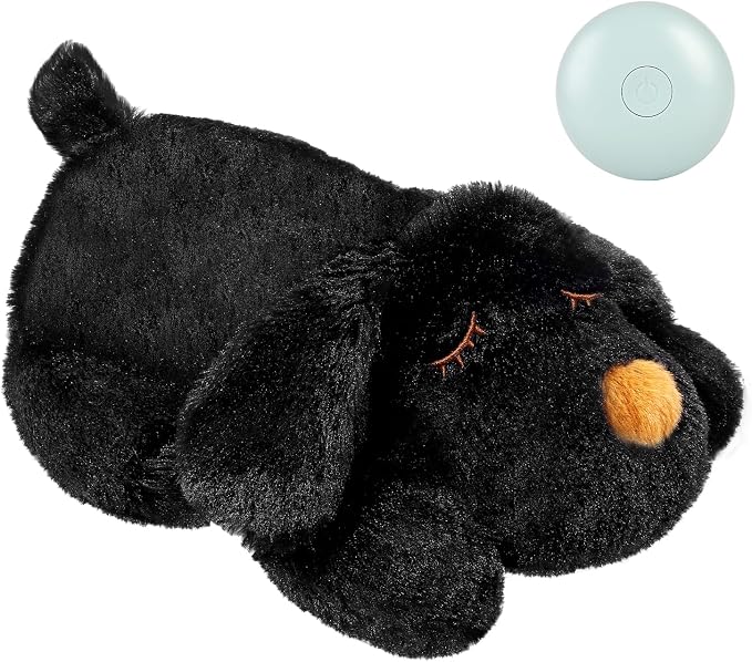 Puppy Heartbeat Toy for Separation Anxiety Relief, Heartbeat Stuffed Animal by WEOK