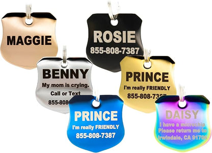 Engraved Dog Tags Personalized by PetANTastic