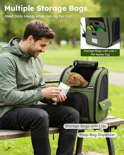 Pecute Expandable Cat Backpack Carrier, Backpack - Image 9