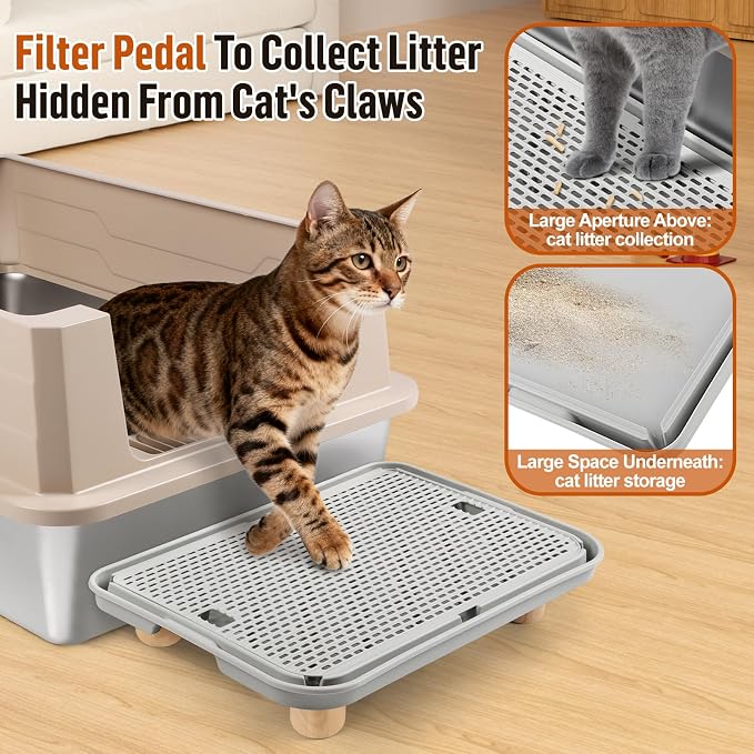 Litter Box Step, Cat Ramp/Step/Catcher - Image 4