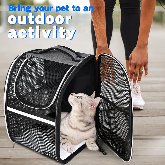 BAGLHER Pet Carrier Backpack, Ventilated Design, Pet Travel Backpack - Image 5