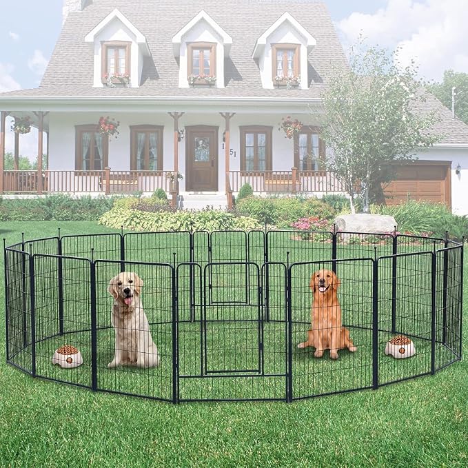 Dog Playpen, Portable Outdoor Dog Fence, Dog Playpen - Image 6