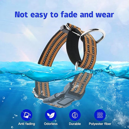 Martingale Dog Collar, Adjustable Nylon Reflective Collar - Image 7