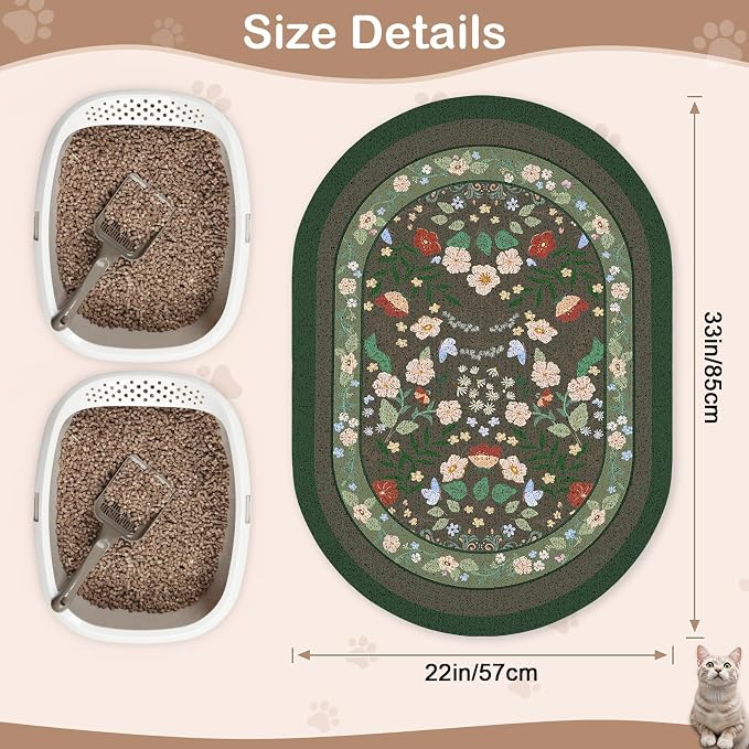Bienbee Cat Litter Mat, Urine and Water Proof - Image 6