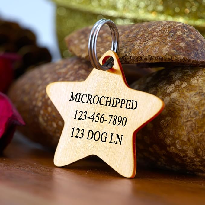 Ultra Joys Cat ID Tag Personalized Pet Tags, Durable Stainless Steel Small Pet - Image 3