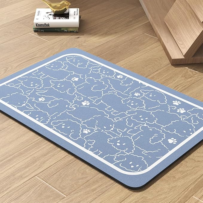 Pet Feeding Mat-Absorbent Dog Mat by PADOOR