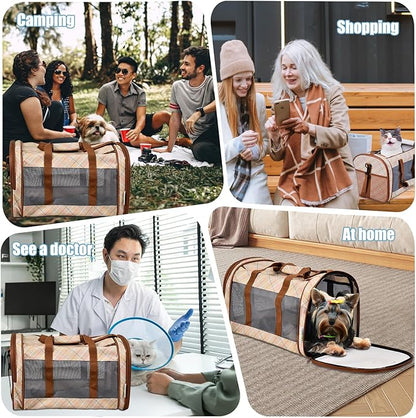Soft-Sided Kennel Pet Carrier for Small Dogs, Airline Approved Cat Carriers Dog - Image 7