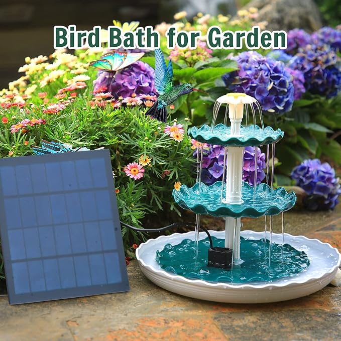 AISITIN 3 Tiered Bird Bath - Image 3