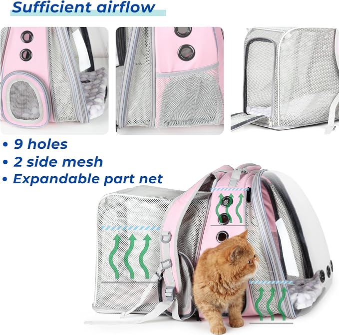 Lollimeow Expandable Cat Backpack Carrier - Image 7