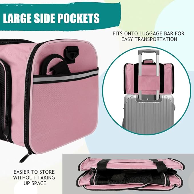 Top tasta Dog Cat Carrier Pet Carriers - Image 5