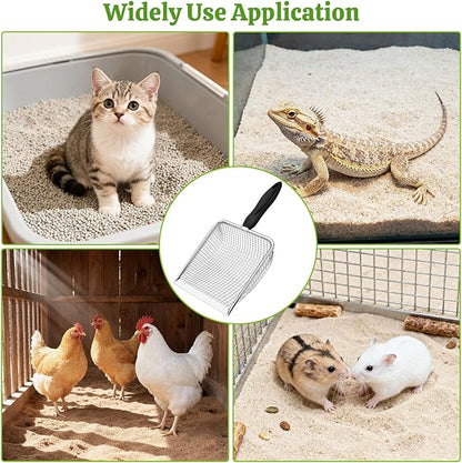 Widened Metal Cat Litter Scoop, Cat Scooper - Image 7