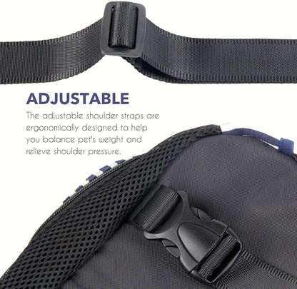 Dog Carrier Comfortable Legs Out Front Pet Carrier Backpack Cat Puppy Tote - Image 2