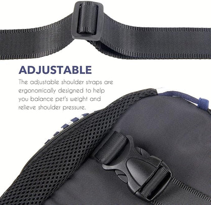 Dog Carrier Comfortable Legs Out Front Pet Carrier Backpack Cat Puppy Tote - Image 2