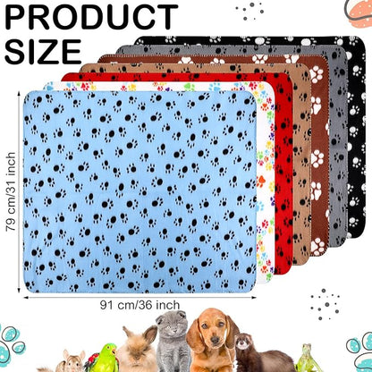 Tegeme 12 Pieces Fleece Blankets - Image 2