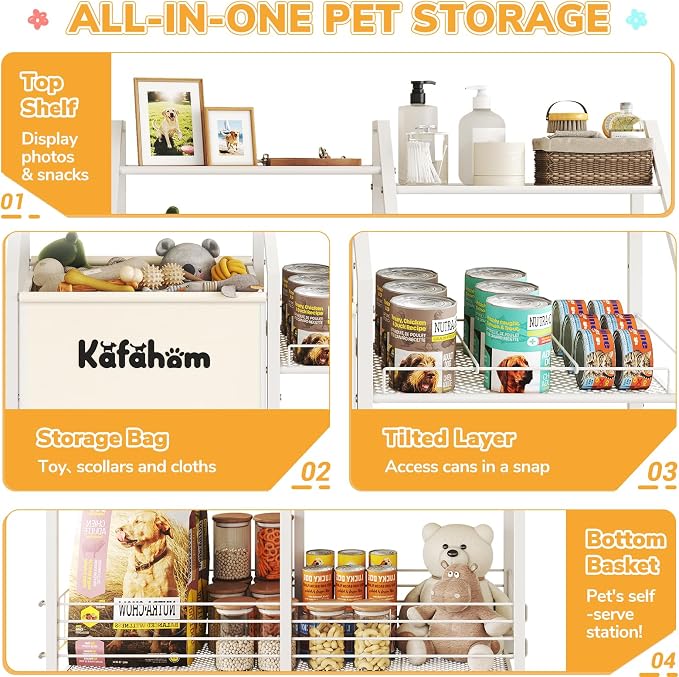 KAFAHOM Dog Toy Basket, Dog Toy Box - Image 2