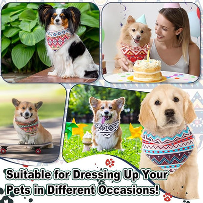 Amylove 120 Pcs St. Patrick's Day Dog Bandanas Bulk Holiday Triangle Dog Pack - Image 6