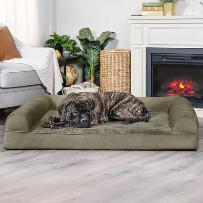 Furhaven Orthopedic Dog Bed for Large Dogs w/ Removable Bolsters & Washable - Image 3