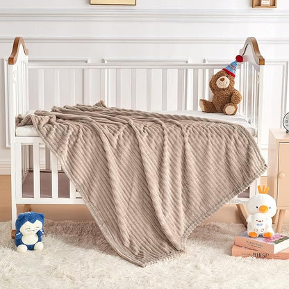 Soft Fleece Baby Blanket Ultra Cozy Baby Blankets - Image 5