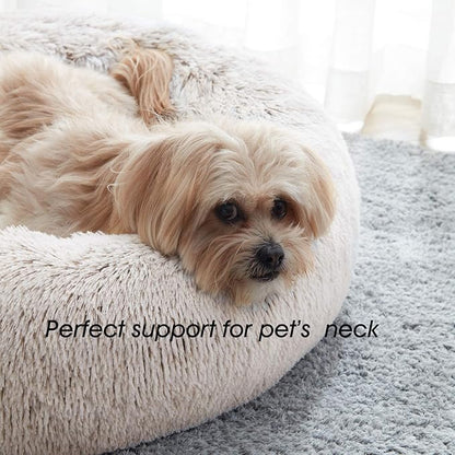 WESTERN HOME WH Calming Dog & Cat Bed, Anti-Anxiety Donut Cuddler Warming Cozy - Image 3